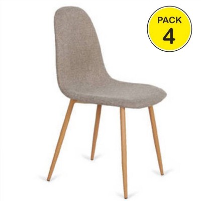 Pack de 4 Cadeiras Córdoba (Castanho)
