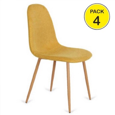 Pack de 4 Cadeiras Córdoba (Dourado)