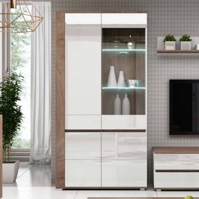 Cristaleira 100cm Aron (c/ Luz LED)