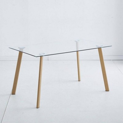 Mesa de Jantar Fixa Retangular Albi