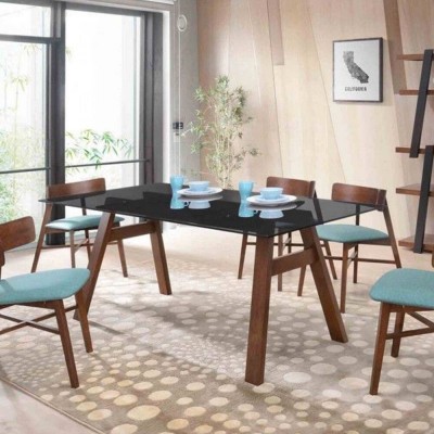 Mesa de Jantar Fixa Retangular Caen