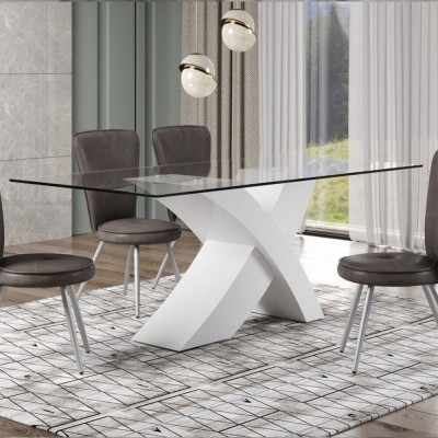 Mesa de Jantar Fixa Retangular Toscana