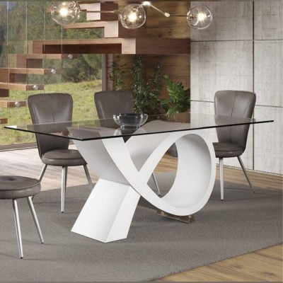 Mesa de Jantar Fixa Retangular Bari