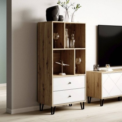 Elemento Prateleiras + 2 Gavetas Bilbao