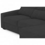 Sofá 2L + Chaise Long Reversível c/ Cama e Baú Oslo (270x158cm)