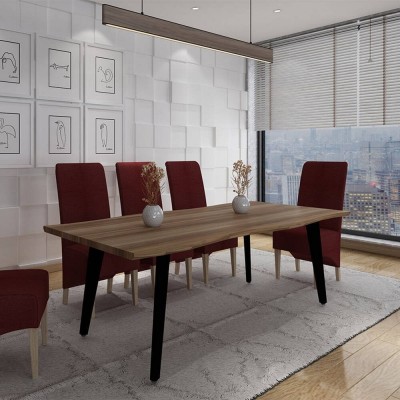 Mesa de Jantar Fixa Vesúvio