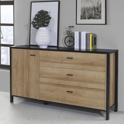 Aparador 1 Porta + 3 Gavetas L30 (151cm)