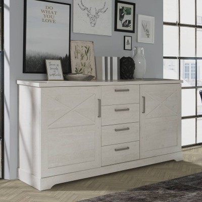 Aparador 2 Portas + 4 Gavetas L69