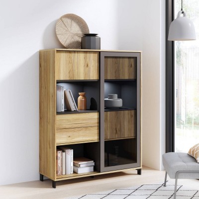 Cristaleira Baixa L78 (c/ Luz LED)