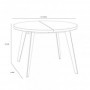 Mesa de Jantar Extensível Oval L4
