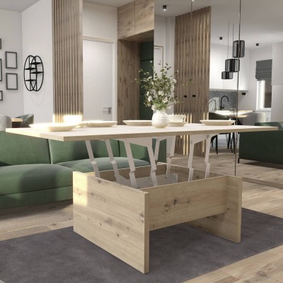 Mesa de Centro Convertível em Mesa de Jantar T7