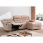 Sofá 2L + Chaise Long Relax c/ Função Elétrica e Manual Luxor (270x155cm)