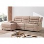 Sofá 2L + Chaise Long Relax c/ Função Elétrica e Manual Luxor (270x155cm)