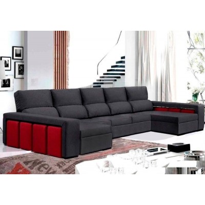 Sofá 3 Plazas c/ Doble Chaise Mozart (410x150cm)