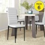 Pack de 6 Sillas Emi (Blanco)