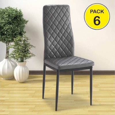 Pack de 6 Sillas Marmol Gris