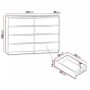 Cómoda 8 Cajones Malwa M8 140