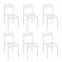 Pack de 6 Sillas Top (Blanco)