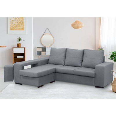 Sofá 2L + Chaise Long Reversível Mike (230x150cm)