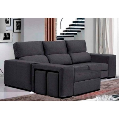 Sofá Chaise Long Reversível Rock (245x175cm)