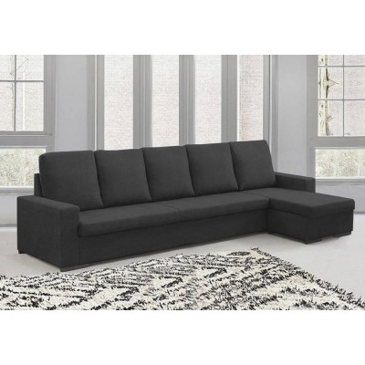 Sofá 5 Plazas c/ Chaise Long Reversible Bugatti (352x150cm)