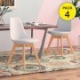 Pack de 4 Sillas Malmo (Blanco)