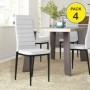 Pack de 4 Sillas Emi (Blanco)