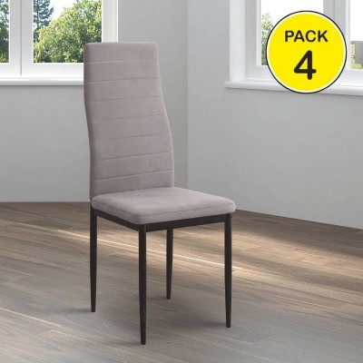 Pack de 4 Sillas Yuri (Patas Negras)