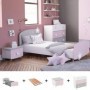 Pack Dormitorio Completo Etoiles c/ Cómoda + somier (190x90cm)