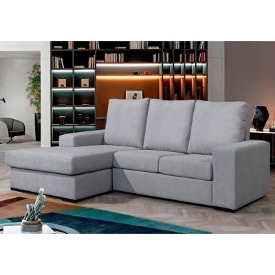 Sofá 2 Plazas + Chaise Long Reversible Santoro (190x150cm)