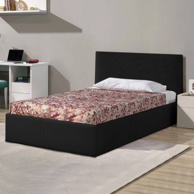 Pack Cama Mango 190x90 Negra + Somier + Colchón Basic 15HR