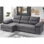Sofá 2L + Chaise Long c/ Cama Logan (280x134cm)