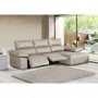 Sofá 2L + Chaise Long c/ Duplo Relax Elétrico Hades (300x165cm)