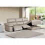 Sofá 2L + Chaise Long c/ Duplo Relax Elétrico Hades (300x165cm)