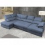 Sofá Esquinero c/ Chaise Long y Cama Afrodite (150x350x200cm)