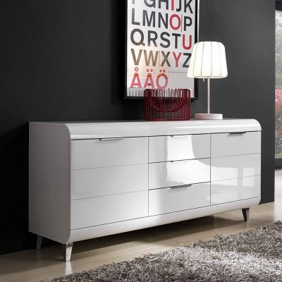 Aparador 2 Portas + 3 Gavetas Vega Lacado