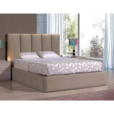 Pack Cama Gomos (Blanca) + Somier + Colchón Visco Carbono 26HR (190x140cm)