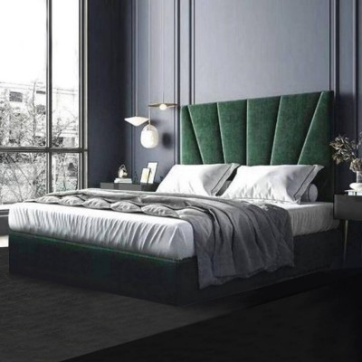 Pack Cama Las Vegas (Terciopelo Verde) + Somier (200x160cm)