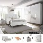 Pack Dormitorio Completo Vittoria c/ Armario + Somier (200x160cm)