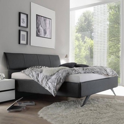 Pack Cama Cosmo (Gris) + Somier + Colchón Basic 15HR (200x160cm)