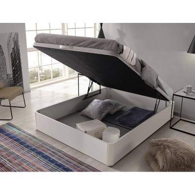 Pack Canapé Turin 190x135 Blanco + Colchón Eco Especial