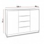 Cómoda 2 Puertas + 4 Cajones Drawer