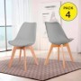 Pack de 4 Cadeiras Tulip (Cinza)