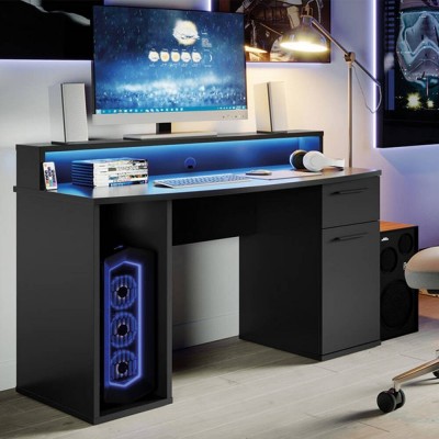 Escritório Gamer Ayo  (c/ LUZ LED)