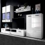 Mueble de Salón Completo Artic Blanco/Blanco Brillo