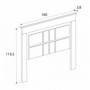 Cabecero c/ Patas Chellen 160cm