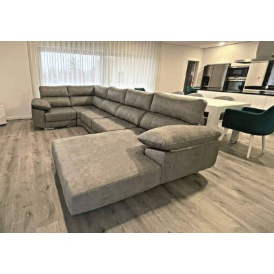 Sofá Esquina c/ Chaise Long Mercedes (350x170cm)