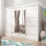 Roupeiro 3 Portas de Correr c/ Espelho Wiki 250 Alu