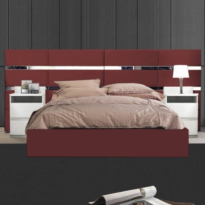 Cabecero Largo Tapizado con Espejo Isadora