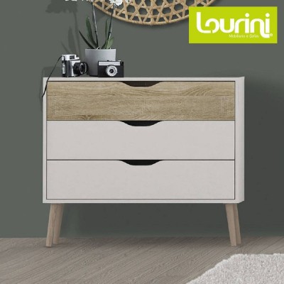 Cómoda 3 Cajones Faro